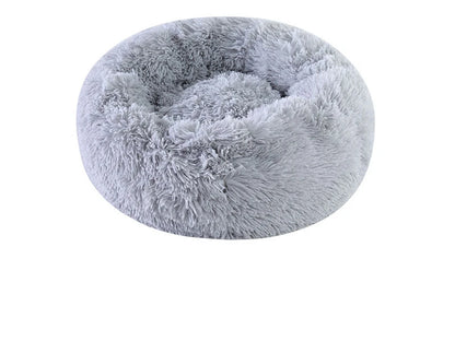 Home Plush Pet Nest Winter Cat Nest Dog Nest Warm Detachable and Washable Round Cat Nest Pet Bed Seasonal Universal Decoration