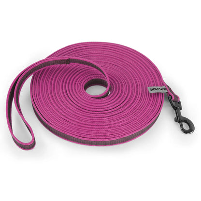 1.5M/2M/5M/3M/15M Medium small Long Dog Leash Latex Silk Easy and Convenient Training Big Dual color dog leash 10 meters